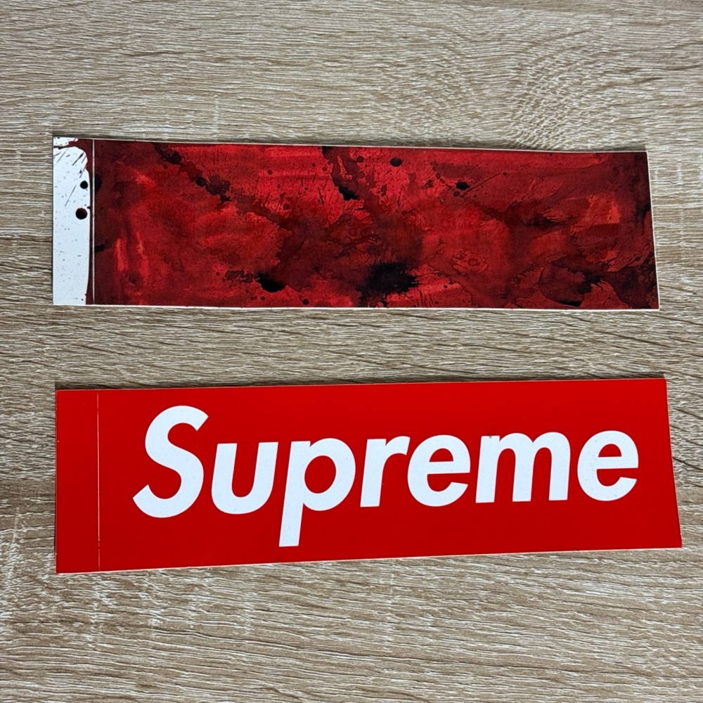 Supreme Ralph Steadman Box Logo Sticker SS22 100% Authentic + 1 Base Sticker